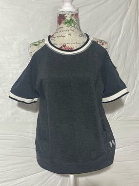 Victoria's Secret Black Sweatshirt with White Trim